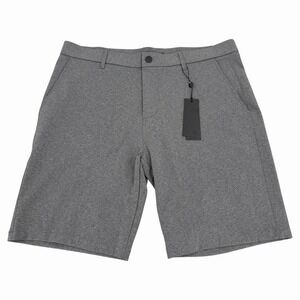 Greyson Golf Shorts Sequoia Nylon Cotton Spandex 38 x 10 Heather Gray Soft